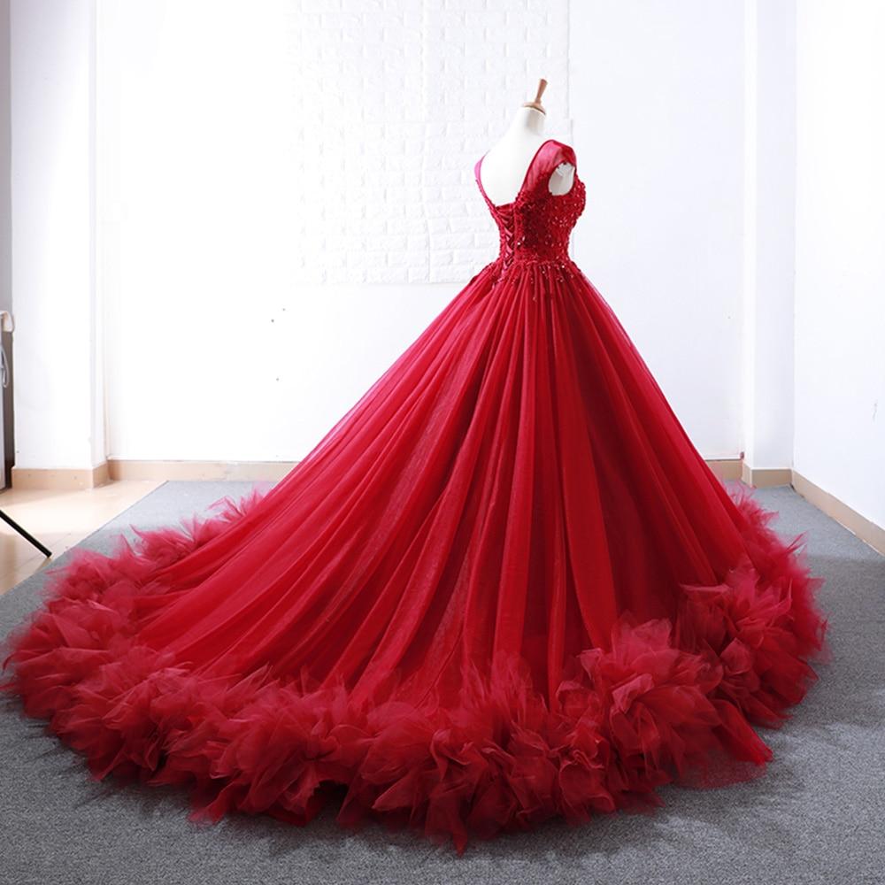 Red Wedding Dress Evening Gown ...